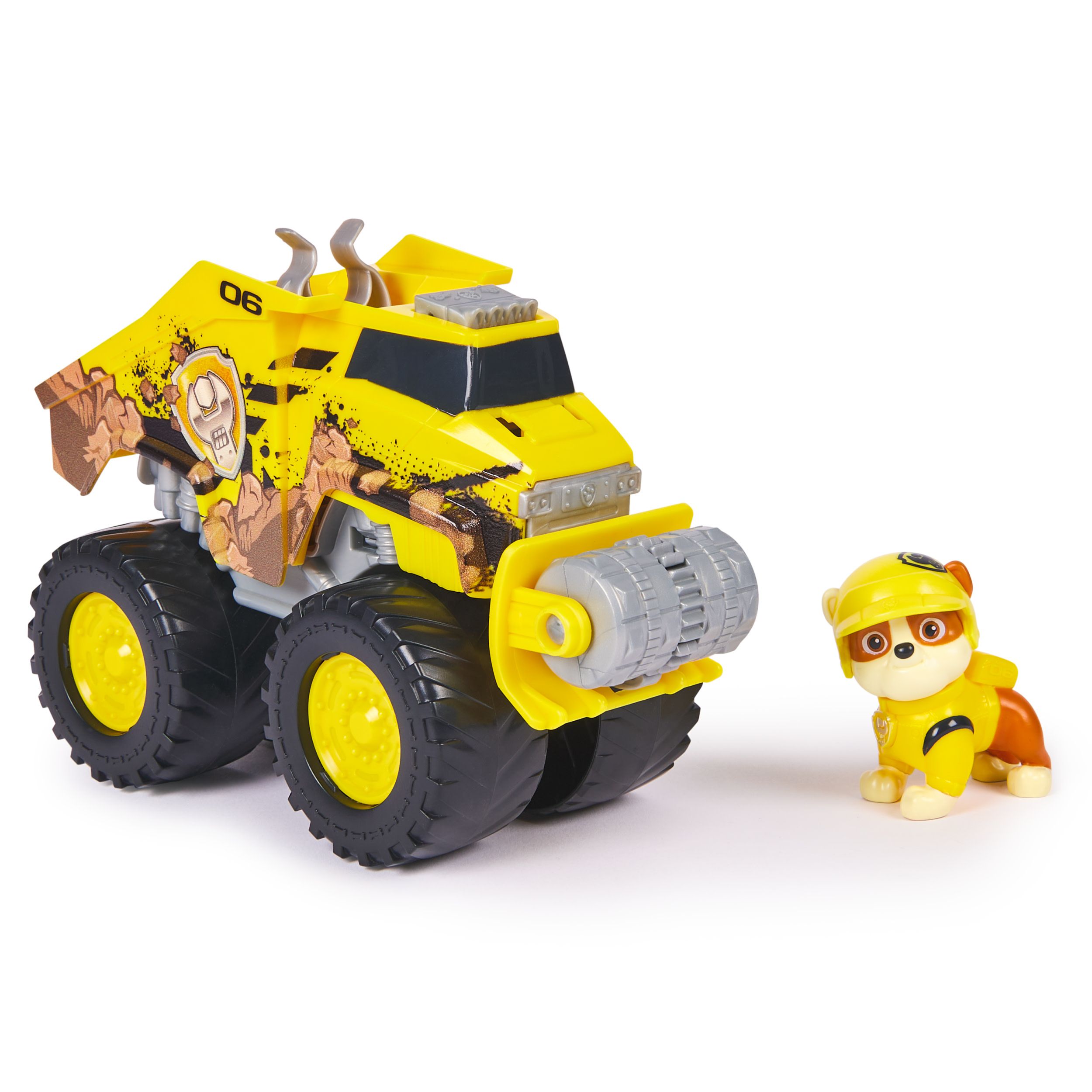 Spin Master PAW Patrol Reddingswagens - Bulldozer met Rubble speelfiguur - Speelgoedauto