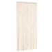 Rideau anti-mouches 90x200 cm chenille beige et blanc