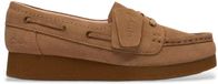Clarks Polden Moc suède loafers bruin