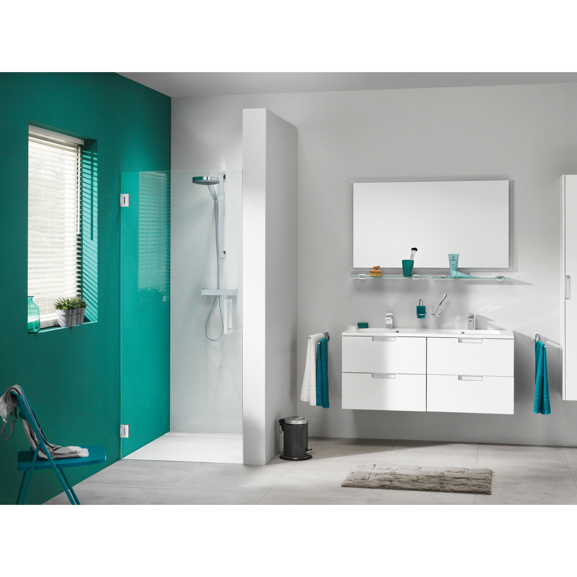 Sealskin Get Wet by I AM Draaideur - 70x200cm - Chroom Zilver - Helder Veiligheidsglas