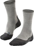 FALKE TK2 Explore Wool Silk Wandelsokken Dames Grijs Maat 37-38
