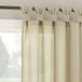No. 918 Reman 2-Pack Twist Tab Linnen Textuur Semi-Sheer Tab Top Gordijnpaneel Paar, 40" x 96", Taupe