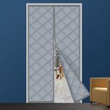 Merkloos Thermisch Geïsoleerd Deurgordijn - 90 x 220 cm - Grijs