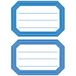 HERMA Book labels 82x55mm blue frame lined 12 stuk(s)