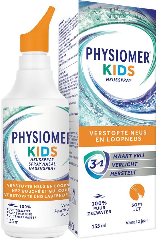 Physiomer Kids Neusspray - Neusspray bij neusverkoudheid - 135 ml
