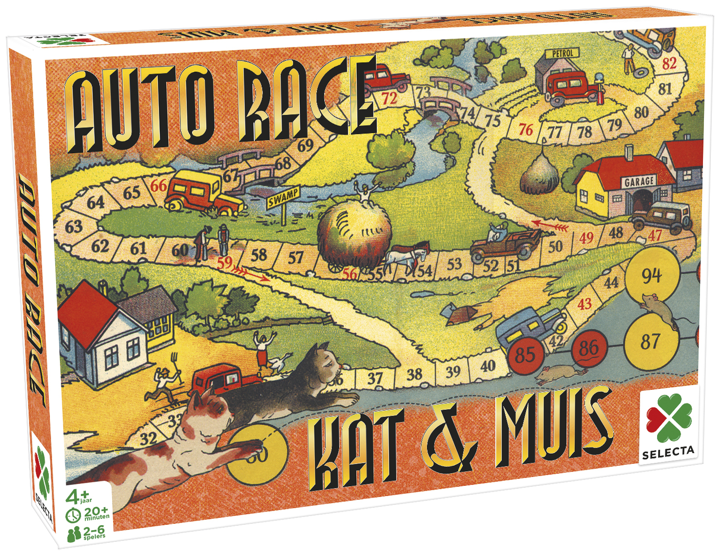 Selecta Spellen van toen: Auto Race / Kat & Muis