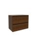 Saniclass Badkamermeubelset - 80x45x62cm - Mat Walnut Pure