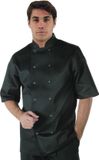 Whites Chefs Clothing Vegas Koksbuis Zwart - Korte Mouw - Maat L