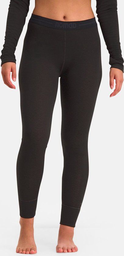 NOMAD Rough Merino Johnsie Thermobroek - Dames - Maat L - Zwart