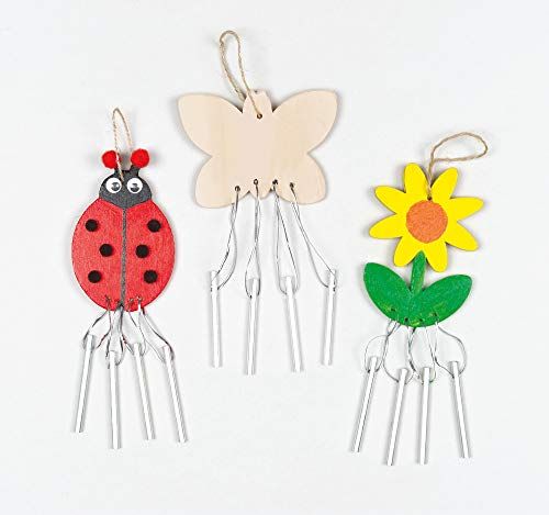 Baker Ross Houten windgong "weide" (4 stuks)