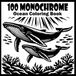 Monochrome Ocean Coloring Book: 100 Relaxing Ocean Designs Featuring Whales, Dolphins, Sea Turtles, Sharks, Coral Reefs, Underwater Landscapes, and Beautiful Marine Life for Adults