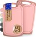 Blumtal Snijplank Kunststof Variera - BPA Vrij - 25 x 15 cm - Roze - Set van 2
