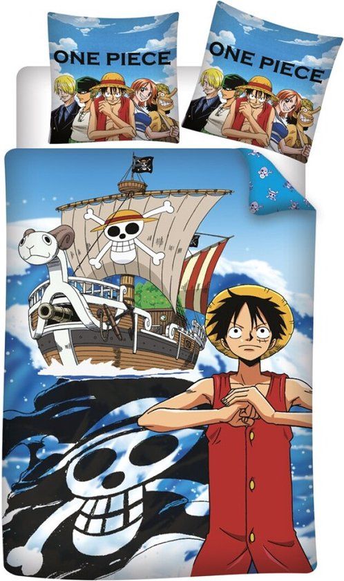 One Piece Dekbedovertrek - Going Merry - Katoen - 140x200 cm