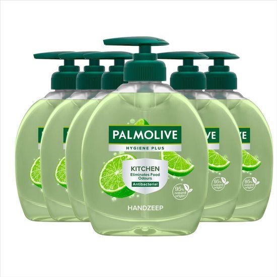 Palmolive Handzeep Hygiëne Plus Kitchen - 6 x 300 ml - Voordeelverpakking