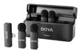 BOYA BY-V4U microfoon Noir - Microphone avec clip de fixation