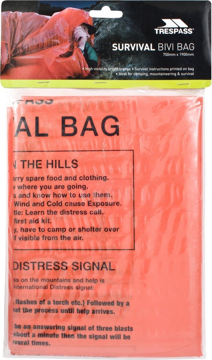Trespass Radiator High Visibility Bivi Survival Bag