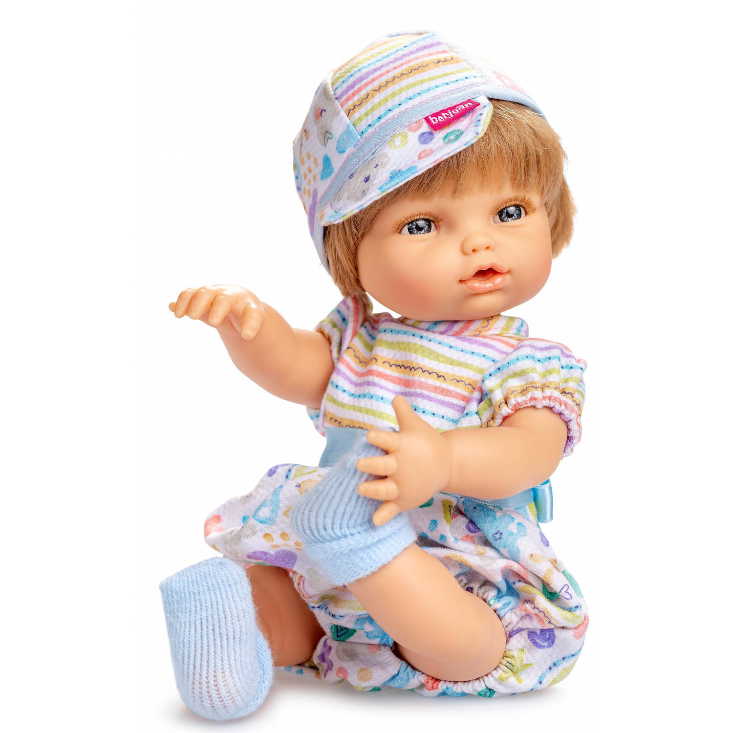Berjuan Babypopkleding Meisjes Textiel Blauw 3-delig