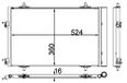 MAHLE Kondensator, Klimaanlage AC40000P | Compatibel met: CITROËN C5 III, C5 III Break, PEUGEOT 508 I, 508 SW I