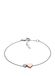 Fossil damesarmband roestvrij staal JF03095998 zilver