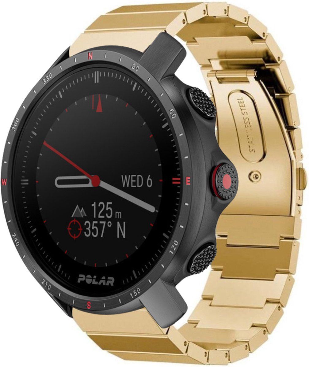 Strap-it Polar Grit X Pro metalen bandje - goud