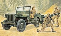 Italeri 0314 Jeep - WWII Willys MB - Schaal 1:35 - Militair Voertuig Modelbouwset