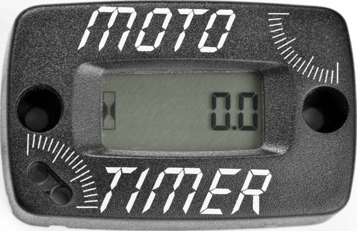 Motogroup Bedrijfsurenteller LCD-display 12,7 mm x 24,5 mm, cijferhoogte: 6 mm