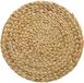 Kaemingk Decoris Placemats - gevlochten - 35 cm - rond - naturel - bohemian style