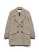 VERO MODA Tussenmantel 'AWCoraline' beige gemêleerd / chocoladebruin / geel