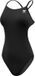 Tyr Durafast Elite Solid Cutoutfit Zwempak Zwart 32 Vrouw