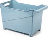 Plastic Forte Boîte de rangement - Bleu glacier - 45 x 24 x 27.5 cm - Plastique - Sur roulettes