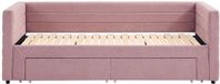 Vente-unique Bedbankje stof roze 2 x 80 x 200 cm