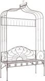 vidaXL Tuinbank 122 cm ijzer antiekbruin