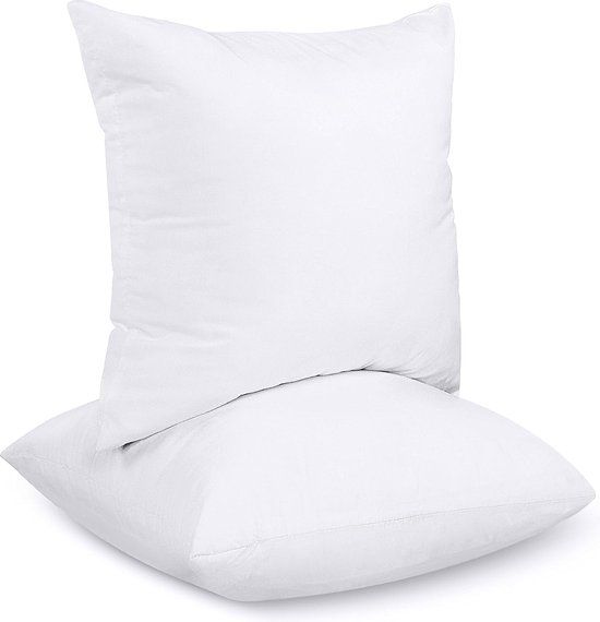 Utopia Bedding Kussenvulling, vulkussen, binnenkussen, sofakussen, decokussen, wit, 70 x 70 cm (set van 2)