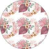Bonateks Ronde digitaal bedrukte muismat, antislip onderkant, voor kantoor en thuis, diameter: 22 cm