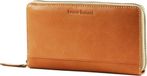 bruno banani Leren Portemonnee Zip Around Wallet Cognac Lichtbruin