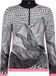CMP Dames sweatshirt met ronde hals, lange mouw, gebloemd patroon, polyester, stretch, maat XS, kleur nero