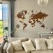 LosokaWood Décoration murale carte du monde 3D Wzór 16