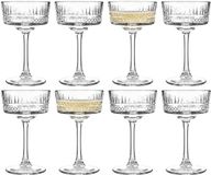 Pasabahce Verres à champagne Elysia - 8x - 260 ml - verre cristal - verres coupe