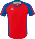 Erima Six Wings Shirt Korte Mouw Heren - New Royal / Rood | Maat: S