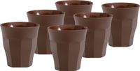 Duralex Set van 18x stuks espresso glazen bruin 90 ml Picardie