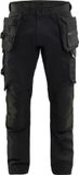 Blåkläder 1750 pantalon de travail 2-way stretch - Noir taille 48