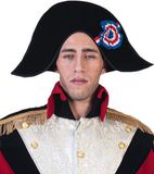 Funny Fashion Carnaval Napoleon hoed met Franse rozet