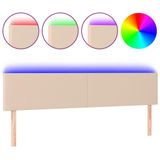 VidaXL Hoofdbord Cappuccino Kunstleer 180x5x78/88 cm