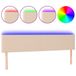 VidaXL Hoofdbord Cappuccino Kunstleer 180x5x78/88 cm