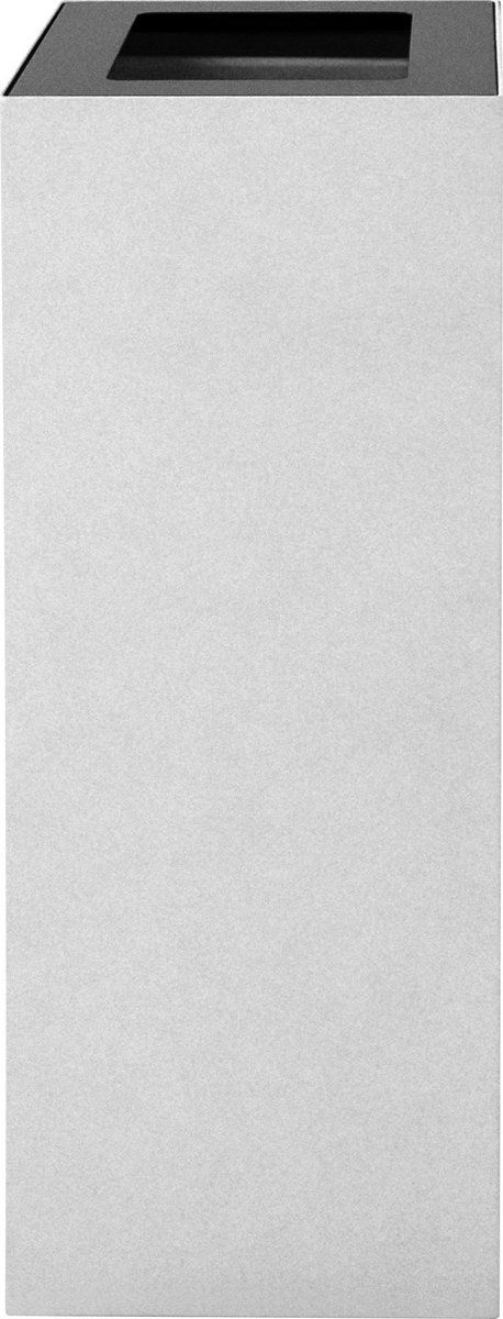 V-part Deksel stalen afvalbak 60 liter voor afvalscheiding Donkergrijs