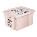 Keeeper Karolina Opbergdoos Rechthoekig Polypropyleen (PP) Roze, Zwart, Wit 24L