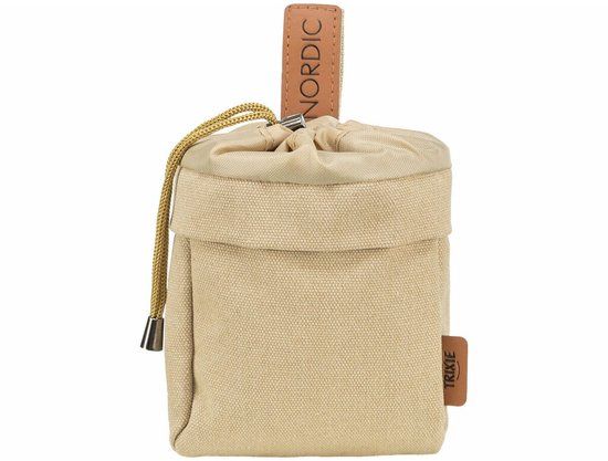 Trixie Snackzakje Be Nordic - Met Poepzakjesdispenser, Canvas, 10x10x14 cm