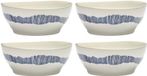 Serax Ottolenghi Feast Kom L Wit/Blauw 18 cm 4 stuks