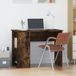 Maison Exclusive - Bureau, chêne fumé, 100x55x75 cm, panneau de particules