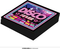 Fiestas Guirca Papieren servetten Disco Fever - 12 stuks